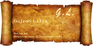 Gujzon Lilla névjegykártya